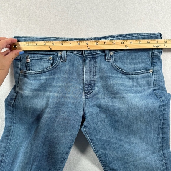 Adriano Goldschmied The Piper Crop Jeans Womens Size 31 Medium Blue Mid Rise - Picture 9 of 14